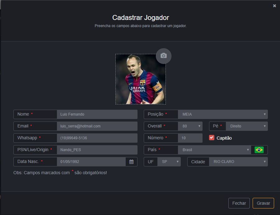 Veja algumas imagens da plataforma