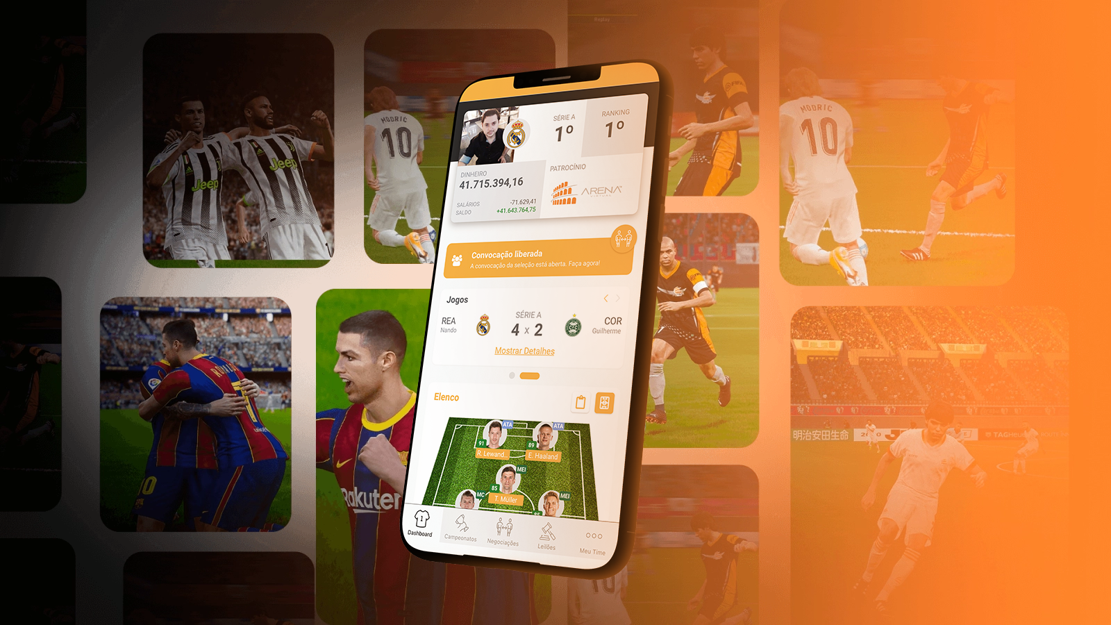 Se você não quer apenas JOGAR esse modo de campeonato e sim CRIAR UM com seus parceiros, você achou a plataforma perfeita!