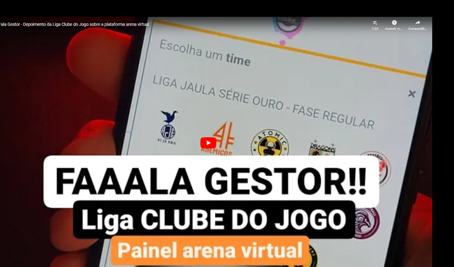 Marcão - Liga Clube do Jogo